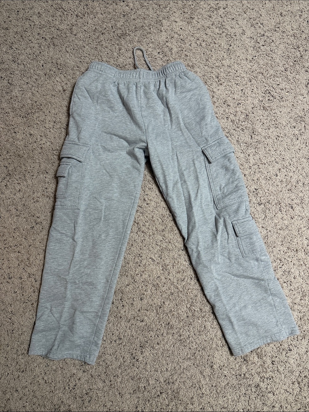 Garage Light Gray Cargo Sweatpants with Pockets